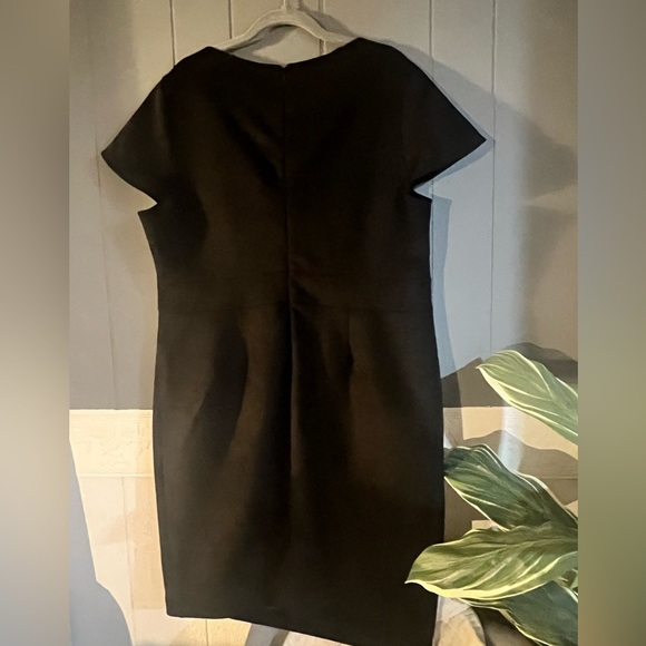 Black Faux Suede Rebel Sheath Dress - Picture 4 of 4